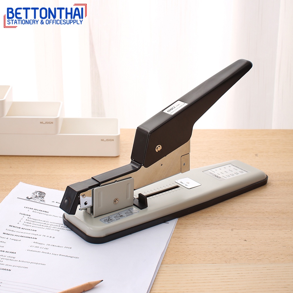 deli-0390-heavy-duty-stapler-เครื่องเย็บกระดาษ-รุ่นประหยัดแรง-เย็บได้-80-หน้า-เครื่องเย็บ-ที่เย็บกระดาษ-แม็ก-สำนักงาน