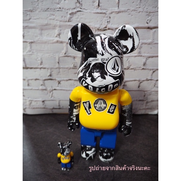 ของแท้)Bearbrick x Volcom 400+100% | Shopee Thailand