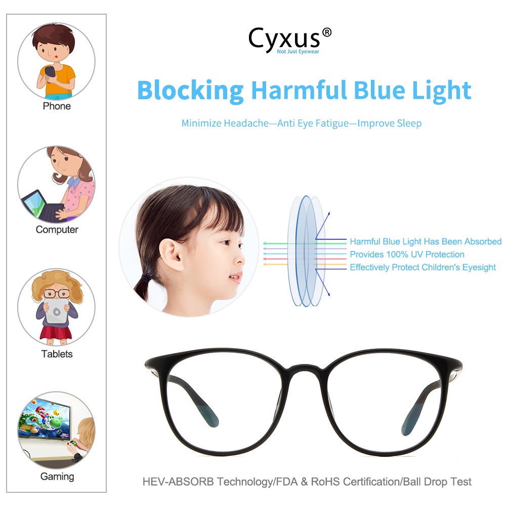cyxus-แว่นตาแฟชั่น-กรอบกลม-สําหรับเด็ก-6010