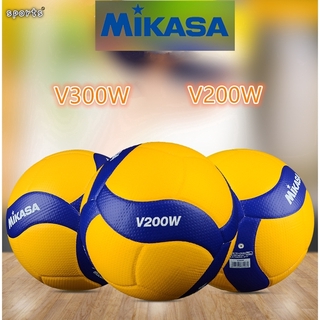 สินค้า ลูกวอลเลย์บอล Mikasa V200W ลูกวอลเลย์บอล FIVB Official หนัง PU ไซซ์ 5 ลูกวอลเลย์บอล