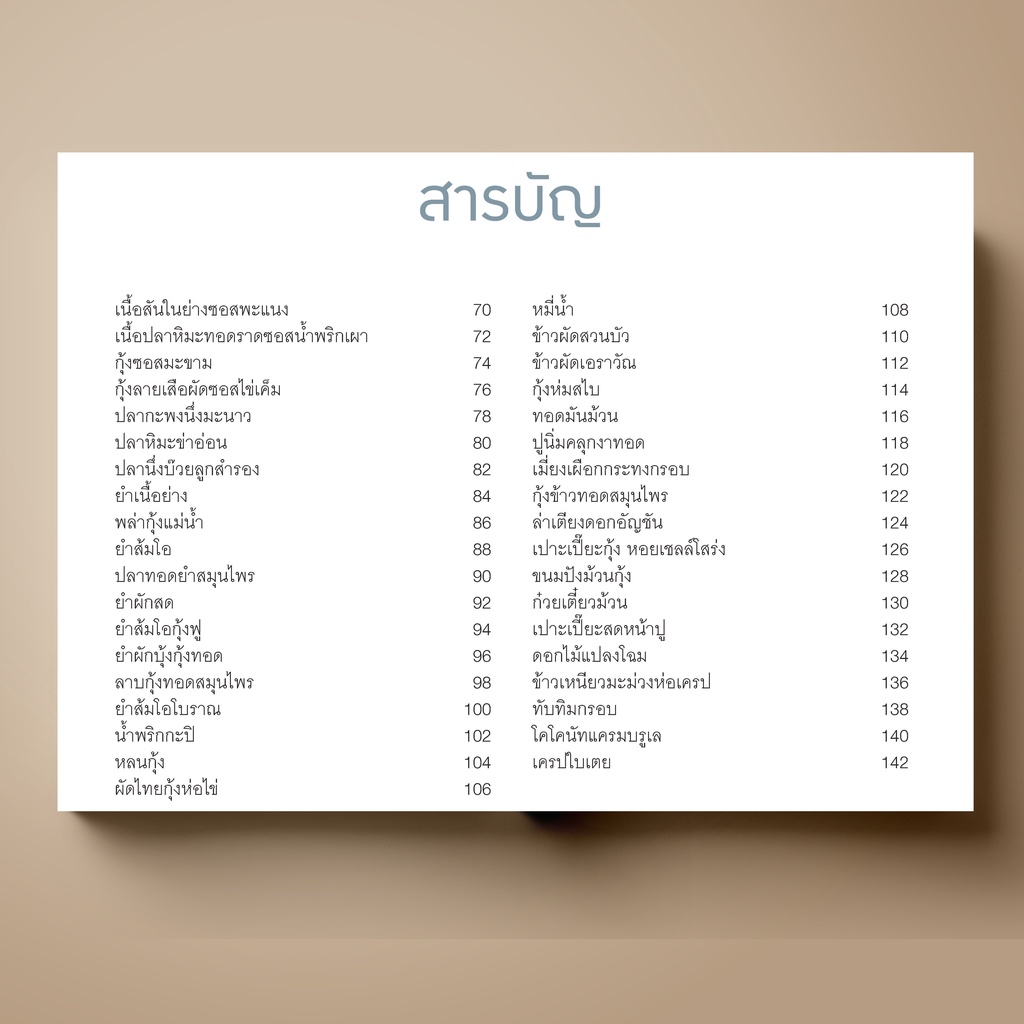 ภาพสินค้าSANGDAD อาหารไทยตำรับเชฟ  หนังสือตำราอาหาร 60 สูตรอาหารไทยจาก 10 เชฟมือทอง ทำได้จริงที่บ้าน จากร้าน sangdadpublishing บน Shopee ภาพที่ 2