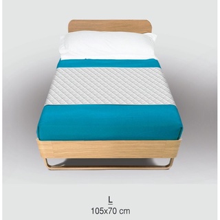 ภาพขนาดย่อของสินค้าผ้ารองที่นอนกันน้ำ สีขาว ซับฉี่ MAX 105*70cm. เตี่ยง 3.5ฟุต ซับปัสสาวะ ผ้ารองซักได้