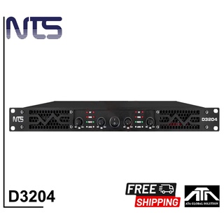 ส่งฟรี พาวเวอร์แอมป์ NTS D3204 D-3204 สินค้าพร้อมส่ง กำลังขับ 480W x 4 มีวงจรป้องกันแรงดันไฟ