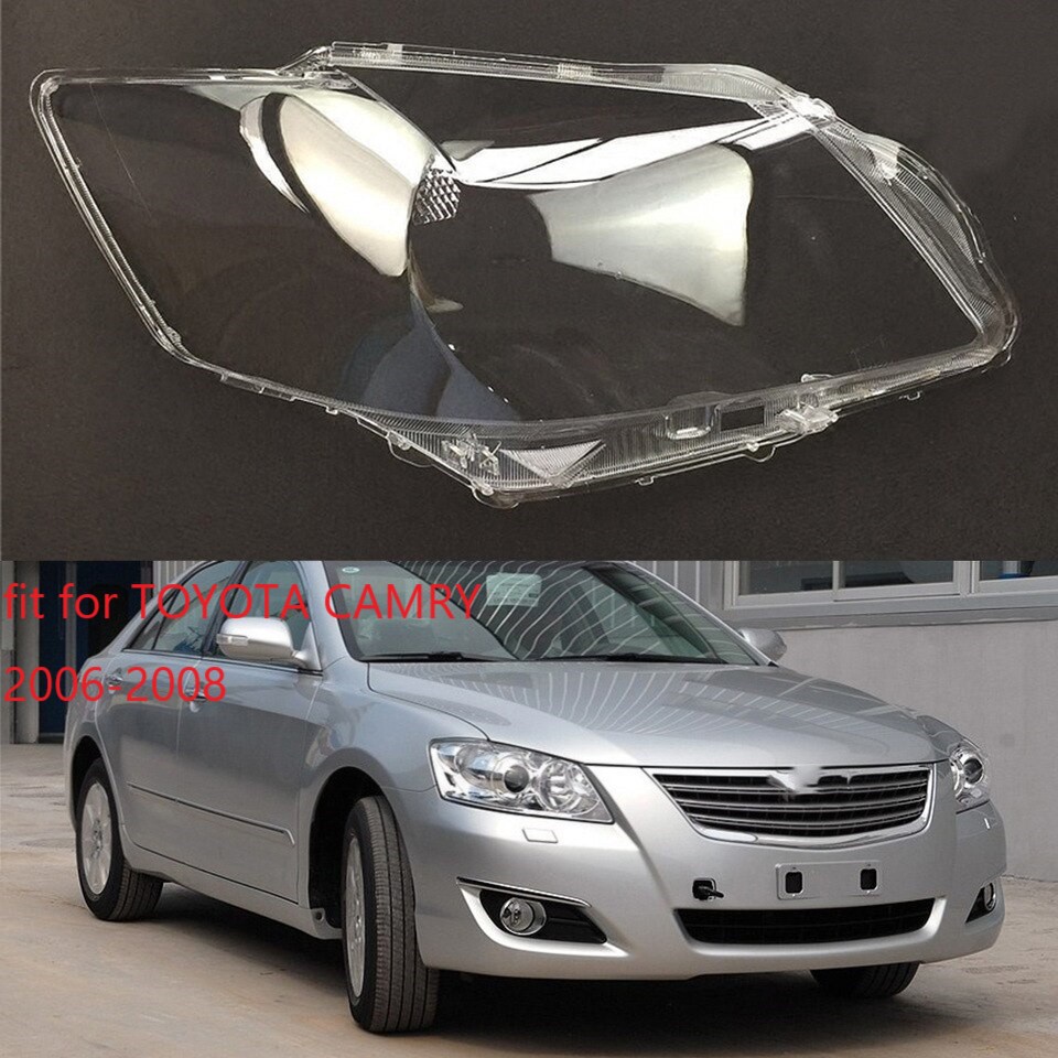 ฝาครอบเลนส์ไฟหน้า-แบบใส-สําหรับ-toyota-camry-2006-2008