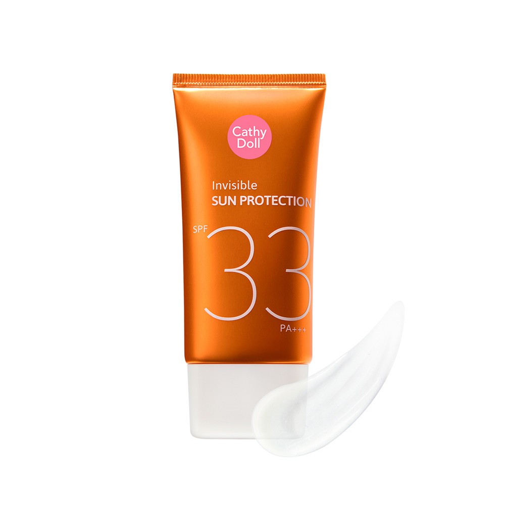 cathy-doll-invisible-sun-protection-spf33-pa-60ml-ครีมกันแดด-เคที่ดอลล์-กันแดดล่องหน