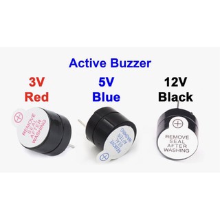 ภาพหน้าปกสินค้าACtive Buzzer ลงปริ้น 3v5v 9v 12v แพ็ค10ตัว79บาท ซึ่งคุณอาจชอบสินค้านี้