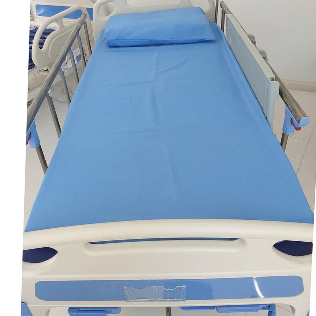 ภาพหน้าปกสินค้าผ้าปูเตียง ผ้าปูเตียงผู้ป่วย ใช้ปูเตียงผู้ป่วยขนาดมาตราฐาน 90x200cm แถมปลอกหมอน 1ใบ