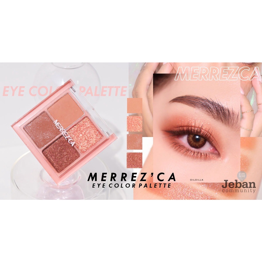 new-พาเลท-4-ช่อง-merrezca-eye-color-palette-มีทั้งเนื้อแมท-amp-เนื้อชิมเมอร์-4-1-8-g-เนื้อแน่น-สีชัด-ติดทน-อายแชโดว์