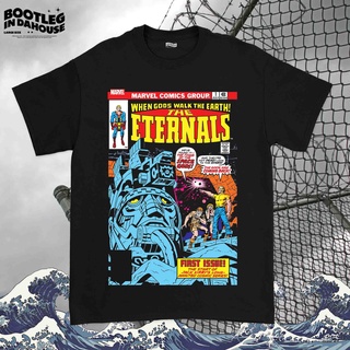 เสื้อยืด พิมพ์ลายการ์ตูน THE ETERNALS COMIC THE ETERNALS COMIC VINTAGE สําหรับผู้ชายS-5XL