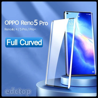 Fully Curved Tempered Glass For Oppo Reno5 Reno4 Pro 5G screen protector for Reno 5 4 Pro 5Pro 4Pro 5G protective glass