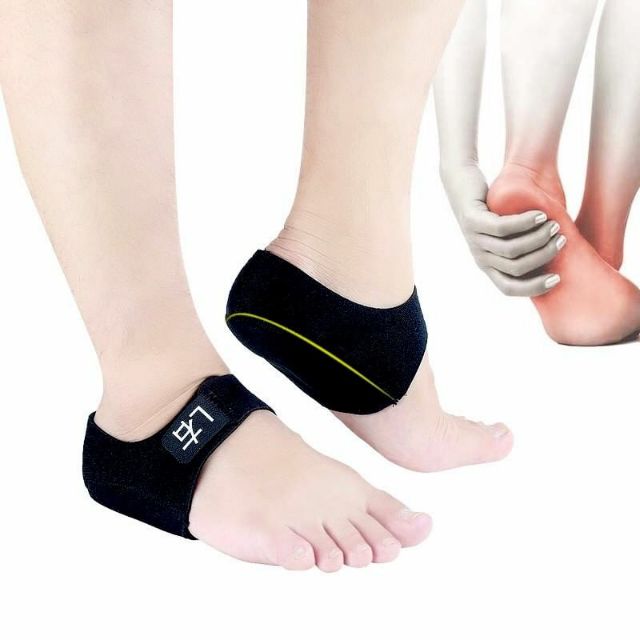 ภาพหน้าปกสินค้าผ้ารองส้นเท้าเสริมซิลิโคนเจล อุปกรณ์ถนอมส้นเท้าลดแรงกระแทก อุปกรณ์ช่วยรักษาอาการปวดส้นเท้า