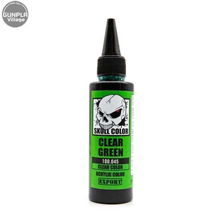 สินค้า Skull Color 100.045 Clear Green 60 ml (Clear Color) 8853100903458 (สี)