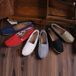 รองเท้าผ้าใบสลิปออนทรง toms รองเท้า style