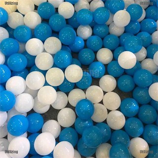 ภาพขนาดย่อของภาพหน้าปกสินค้าUtilizing ลูกบอลพลาสติก สีขาว สีฟ้า 10 ชิ้น 7 จากร้าน utilizing.th บน Shopee ภาพที่ 2