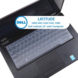 แผ่นซิลิโคนครอบคีย์บอร์ดแล็ปท็อป ขนาด 14 นิ้ว สําหรับ Dell Latitude 5400 5401 5410 5411 7400