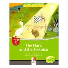 DKTODAY หนังสือ HELBLING YOUNG READER:THE HARE &amp;THE TORTOISE+CD-ROM