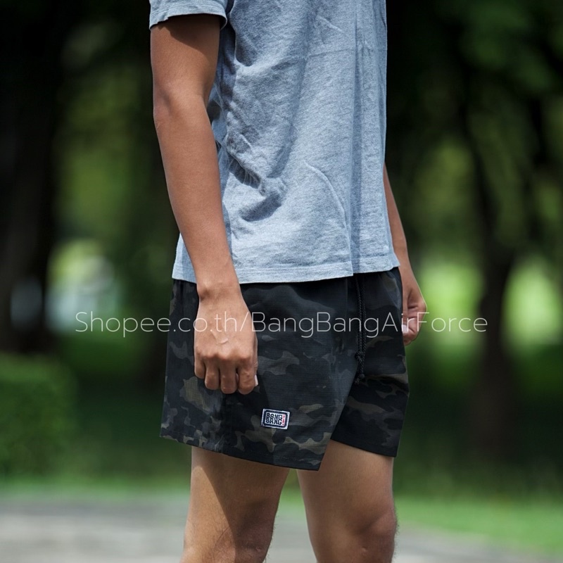ภาพสินค้าBANG BANG กางเกงขาสั้นเอวยางยืด จากร้าน bangbangairforce บน Shopee ภาพที่ 4
