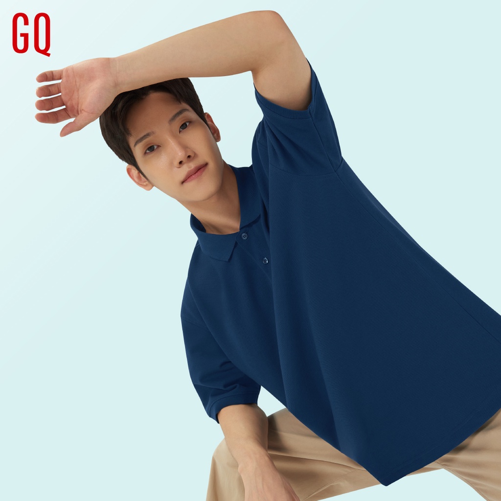 ภาพสินค้าGQ Minimal Polo เสื้อโปโลยับยั้งกลิ่นเหงื่อ สีกรมท่า (มินิมอลโปโล) จากร้าน gqsize บน Shopee ภาพที่ 5