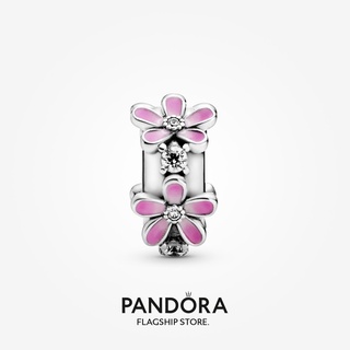 Pandora จี้ดอกเดซี่ สีชมพู ของขวัญวันเกิด สําหรับสุภาพสตรี p825