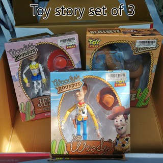 🇯🇵ลิขสิทธิ์​แท้​จาก​ญี่ปุ่น​🇯🇵 Toy Story Character Figure : Woody Jessie and Bullseye (Set of 3 ได้ครบ 3 ตัว)​