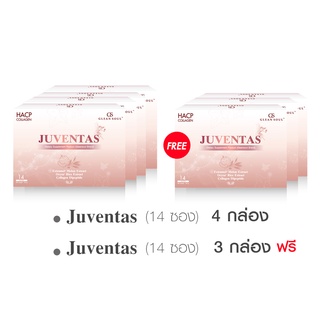 (ซื้อ4แถม3) JUVENTAS ขนาด 14 ซอง 4 กล่อง แถมฟรี!!  3 กล่อง