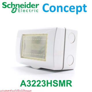 A3223HSMR Schneider Concept ฝาครอปกันน้ำ Schneider ฝาครอปกันน้ำชไนเดอร์ ฝากันน้ำชไนเดอร์ บ๊อกกันน้ำ กล่องกันน้ำติดลอย