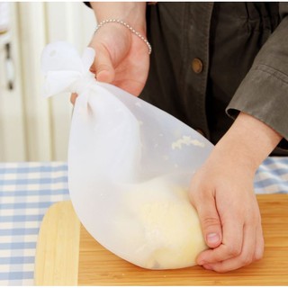 Silicone bag kneading dough ถุงซิลิโคนนวดแป้งไม่มีหก