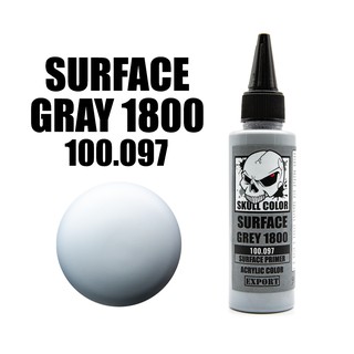 Skull Color 097 Surface Grey 1800 สีรองพื้น Surface Primer ผสมสำเร็จสำหรับแอร์บรัช ขนาด 60ml.