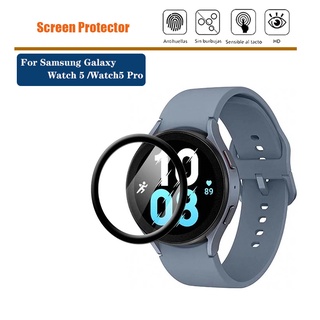 ฟิล์มกันรอยหน้าจอ PMMA แบบเต็ม สําหรับ Samsung Galaxy Watch 5 40 มม. 44 มม. Galaxy Watch 5 pro 45 มม.