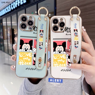 OPPO Reno 7 8 8T 8Z 7Z Pro 4G 5G เคสออปโป้ สำหรับ Case Mouse Wrist Strap TPU เคส เคสโทรศัพท์ เคสมือถือ