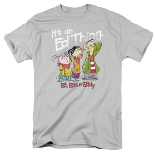 เสื้อยืดสีขาวเสื้อยืด พิมพ์ลายการ์ตูน Edd N Eddy It An Ed Thing สําหรับผู้ใหญ่S-4XL