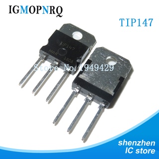 ทรานซิสเตอร์ดาร์ลิงตัน TIP147 TO-218 100V 10A 25W PNP TO-3P 5 ชิ้น