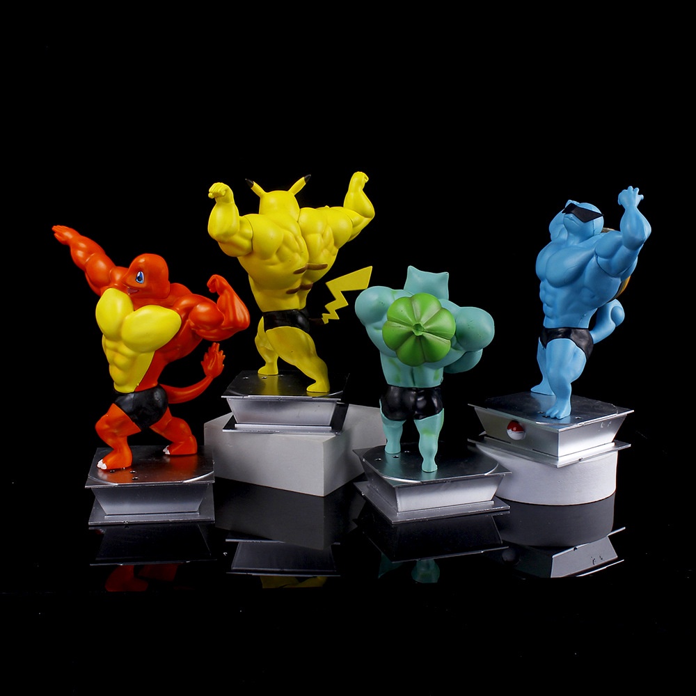 ฟิกเกอร์-pvc-รูปปั้นอนิเมะโปเกม่อน-gk-pikachu-bulbasaur-ขนาด-7-นิ้ว-สําหรับเก็บสะสม-ของขวัญวันเกิด