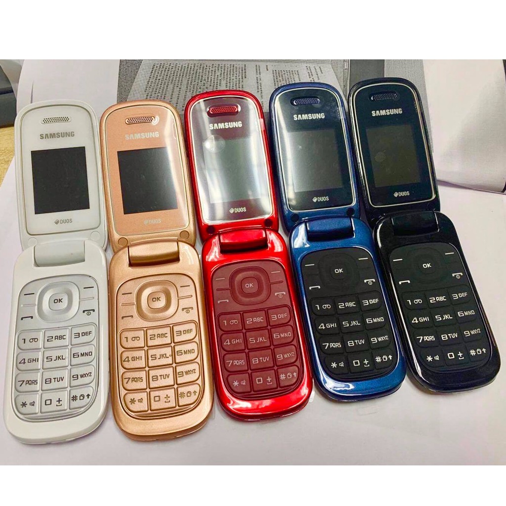 โทรศัพท์มือถือซัมซุง-samsung-gt-e1272-ใหม่-สีดำ-มือถือฝาพับ-ใช้ได้-2-ซิม-ทุกเครื่อข่าย-ais-true-dtac-my-3g-4g-ปุ่มกด