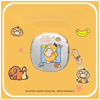 【Case Home】เคสหูฟัง แบบนิ่ม ลายการ์ตูนแมว Jingle Cat &amp; Up To Duck น่ารัก สําหรับ Baseus WM02