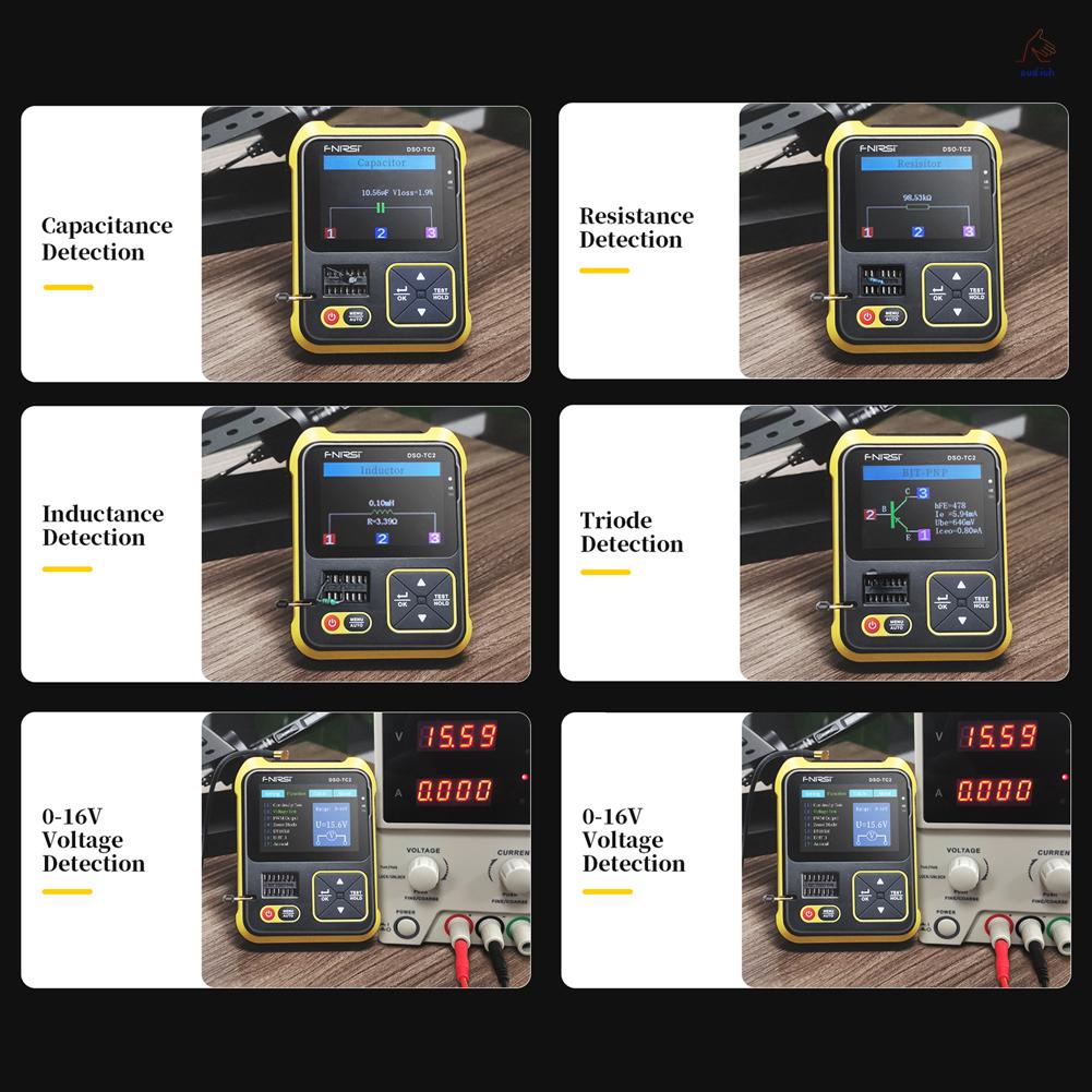 เครื่องทดสอบทรานซิสเตอร์-ออสซิลโลสโคป-ดิจิทัล-200khz-2-in-1-เอาท์พุต-pwm-สี่เหลี่ยม-หน้าจอสี-2-4-นิ้ว-พร้อมไฟแบ็คลิก