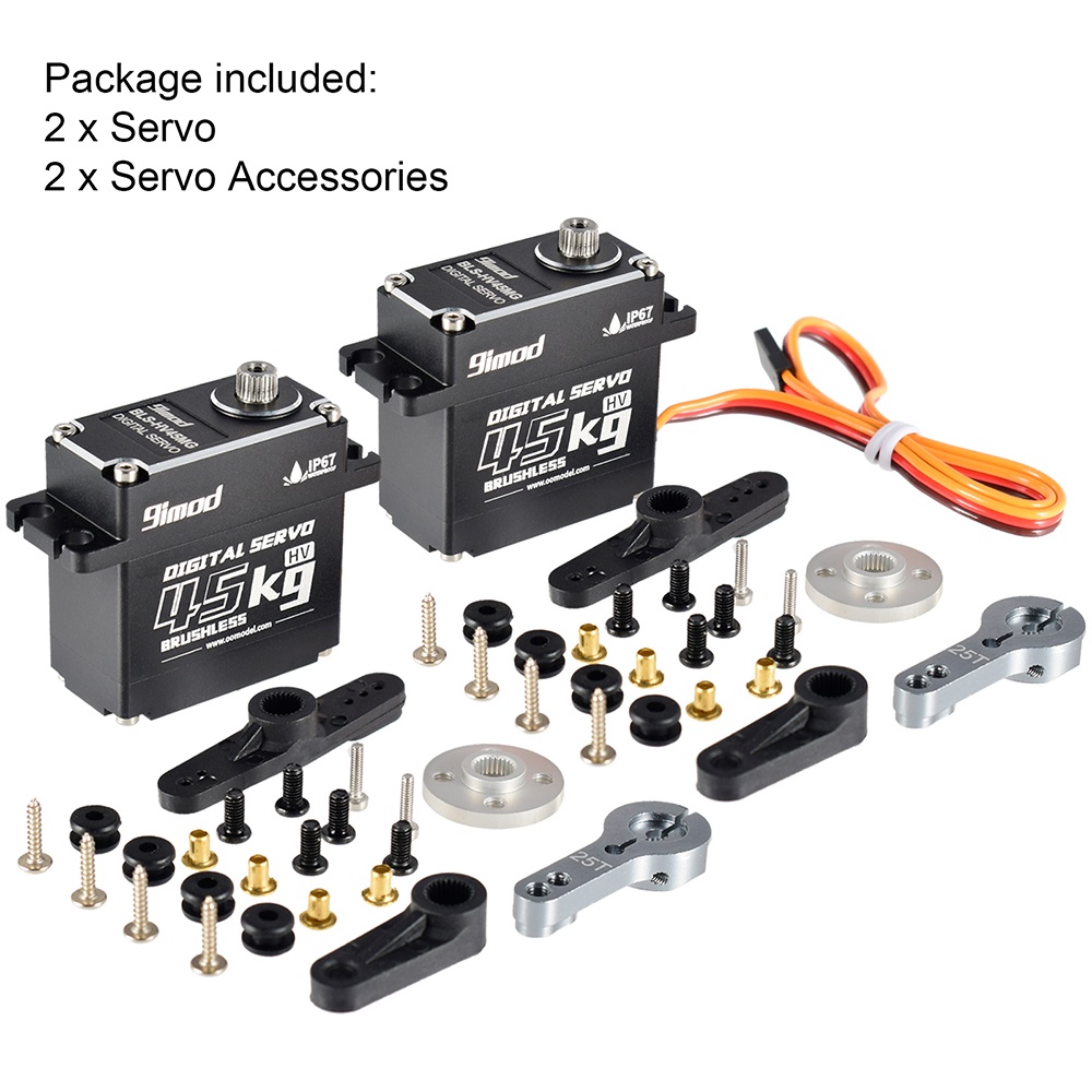 9imod 45KG 35KG 25KG Brushless/Coreless Metal Gear Digital Servo - Foto 8