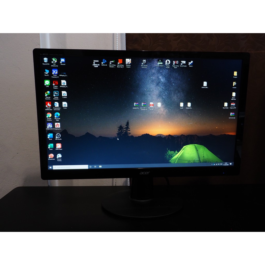 จอ 22 นิ้ว ACER (S220HQL) Shopee Thailand