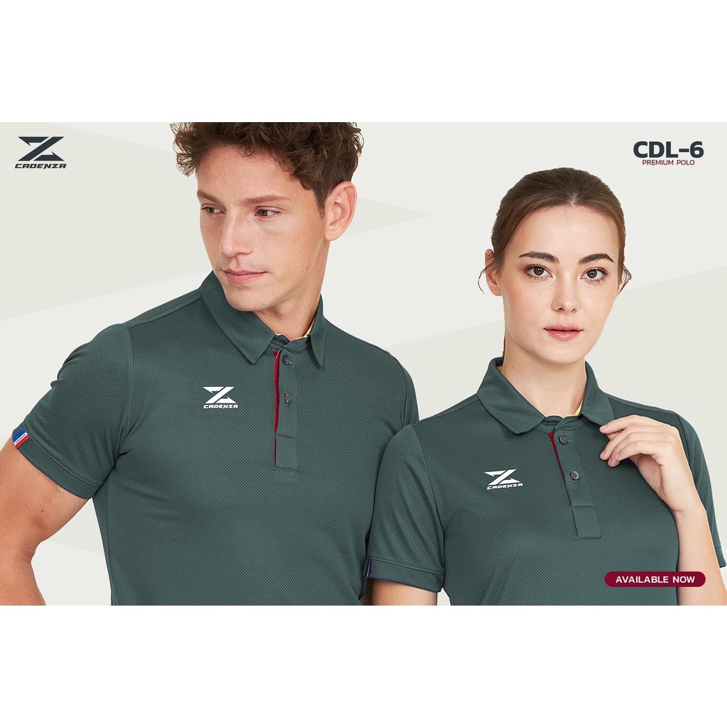ภาพหน้าปกสินค้าUNISEX เสื้อโปโล Cadenza รุ่นล่าสุด CDL-6 ไซส์ 2XL-F จากร้าน sportsshoponline บน Shopee