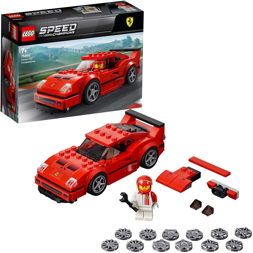 ของเล่นตัวต่อเลโก้-ferrari-f40-75890-speed-champions