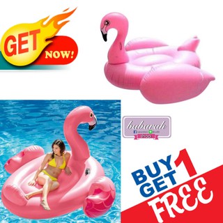 ** 1 ฟรี 1 รุ่นขายดี ห่วงยางแฟนซี Big Size Fat Flamingo รูปฟลามิงโก้ ขนาดใหญ่ 190 x 200 x 130 cm. ฟรี อีก 1 ตัว ห้ามพลาด