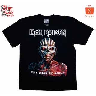 แฟชั่นยูนิเซ็กซ์   เสื้อยืดคอกลมเสื้อวง Iron Maiden  MS -131 เสื้อวงดนตรี เสื้อวงร็อค เสื้อนักร้อง