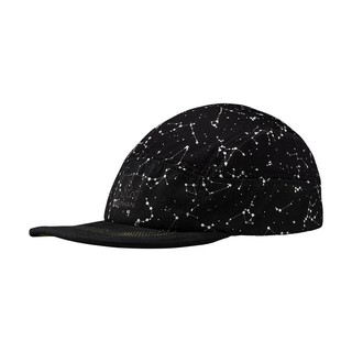 Nathan HyperNight Reflective Runners Hat Star Field/Black/Vibrant Yellow หมวกวิ่ง ลาย Star สะท้อนแสง