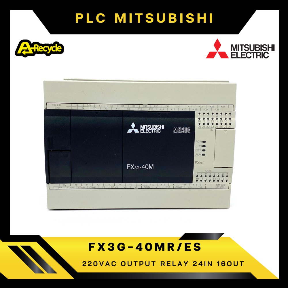 mitsubishi-fx3g-40mr-es-plc-220vac-input-sink-source-output-relay-24in-16out