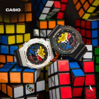 ภาพหน้าปกสินค้า【พร้อมส่ง】Casio Gae-2100rc-1a LIMITED G-Shock × RUBIK นาฬิกาข้อมือดิจิทัล สายเรซิ่น สีดํา สีขาว สําหรับผู้ชาย ที่เกี่ยวข้อง