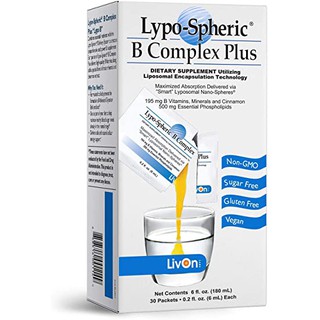 (ล็อตใหม่ล่าสุด) Livon Lypo Spheric B Complex Plus