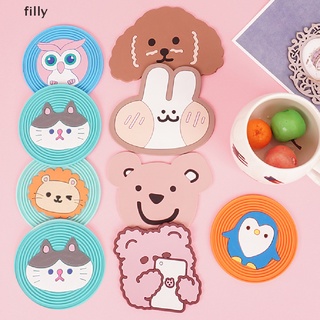 [FILLY] Cute Table Placemat Waterproof Heat Insulation Non-Slip Bowl Pad Milk Coasters DFG