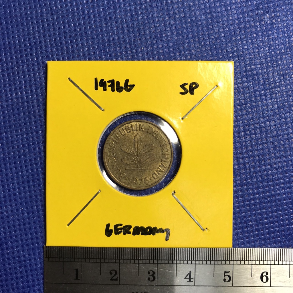 เหรียญเก่า-14740-ปี1976-เยอรมัน-5-pfennig-เหรียญสะสม-เหรียญต่างประเทส-เหรียญหายาก