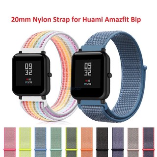 ราคาสายนาฬิกาขนาด 20/22 mm.Amazfit bip,GTS,GTR,Huawei GTผ้าไนล่อน(แถบยึด)