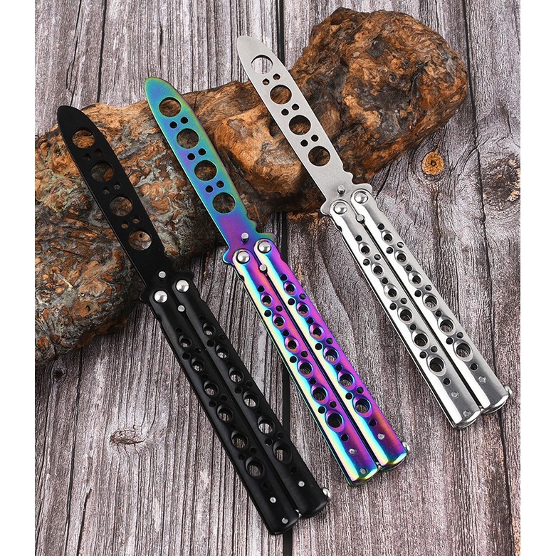 balisong-knife-มีดควง-ไม่มีคม-สำหรับซ้อม-ฝึกควง-butterfly-knife-สินค้าพร้อมส่ง